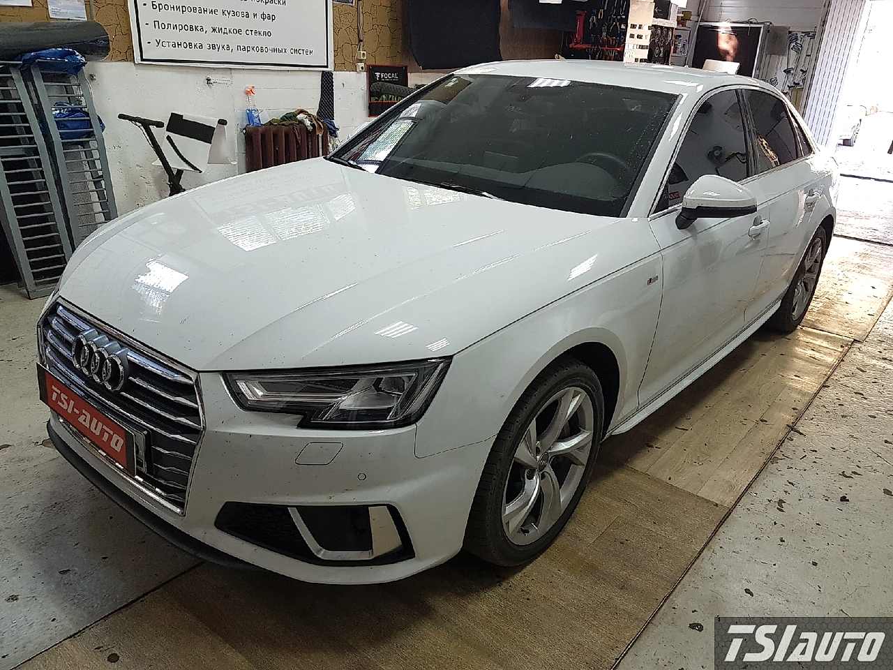 Правильная шумоизоляция Audi A4 B9 в Астане 