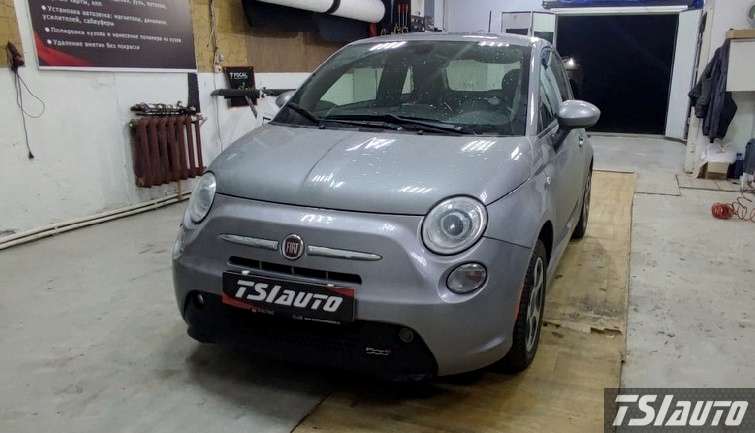 Правильная шумоизоляция Fiat 500E в Астане