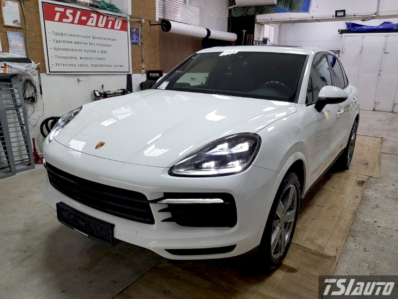 Правильная шумоизоляция Porsche Cayenne Coupé в Астане