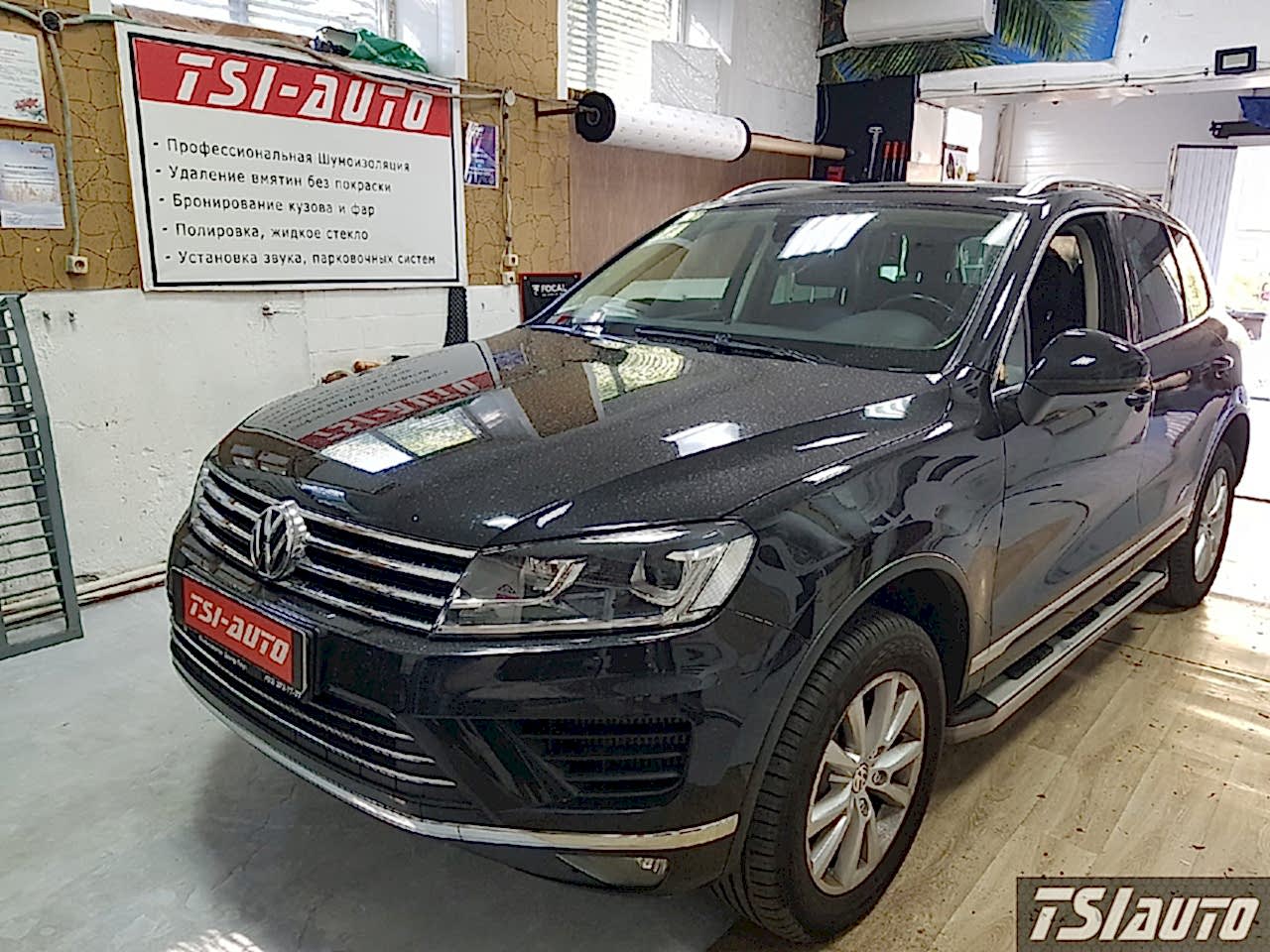 Правильная шумоизоляция Volkswagen Touareg 2 NF в Астане 